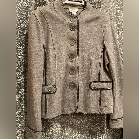 TALBOTS Vintage 100% Merino Wool Jacket - Picture 2 of 5